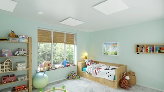 2x Infrarood paneel glas 60 x 60 cm, Ecosun, Type GS, Wit, 2025